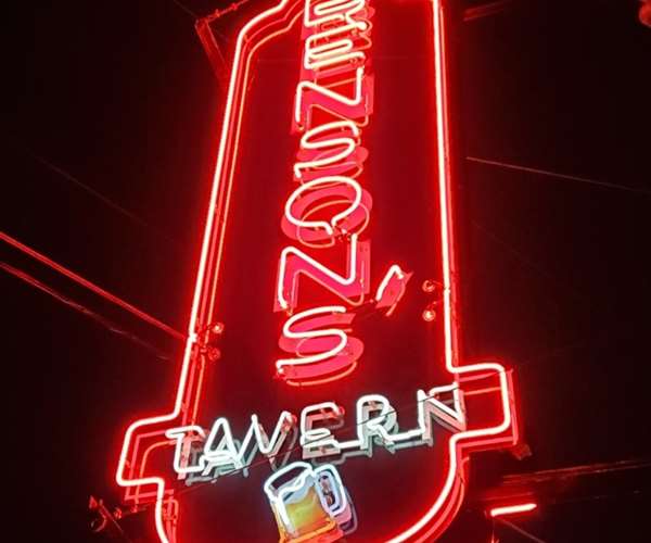 Benson's Tavern Outside Sign